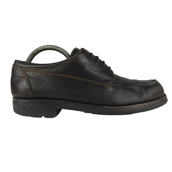 Cole Haan Mens Brown 12735 Lace Up Split Toe Oxford Dress Shoes Size US 9M‎ - Picture 1 of 9